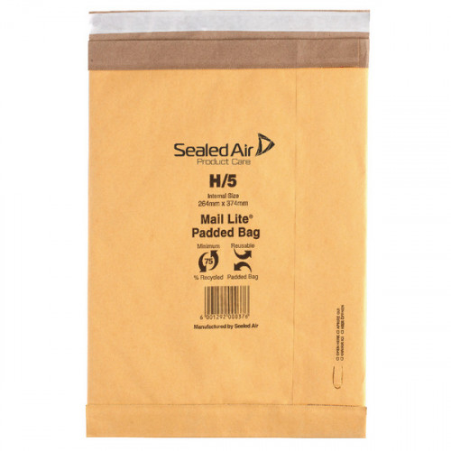 SEALED AIR POST BAG H5 GOLD PK50