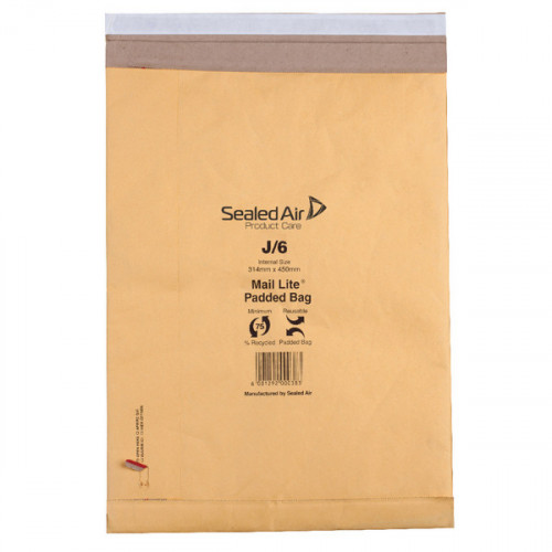 SEALED AIR GOLD PADDED BAG 314X450MM