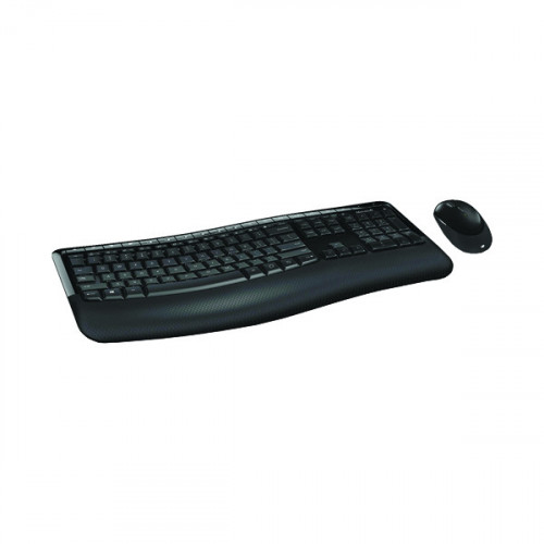 Microsoft Wireless Comfort 5050 Desktop Keyboard and Mouse Set Black PP4-00006
