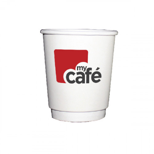 MYCAFE 8OZ DBL WALL HOT CUPS PK500