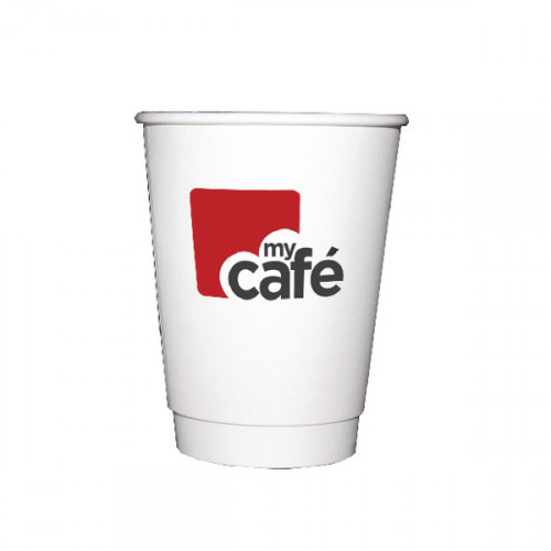 MYCAFE 12OZ DBL WALL HOT CUPS PK500