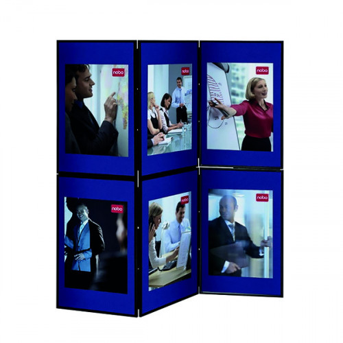 Nobo Ultra Lightweight Showboard 6 Panel Grey/Blue 1900043