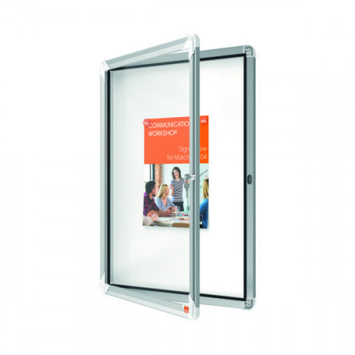 Nobo Premium Plus Outdoor Magnetic Lockable Notice Board 4xA4 1902577