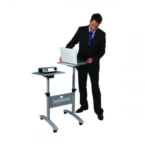 Nobo Multimedia Projection Trolley - Twin Platform 1900791