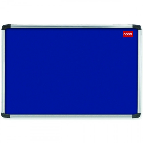 Nobo EuroPlus Blue Noticeboard with Fixings/Frame 900x600mm 30230174