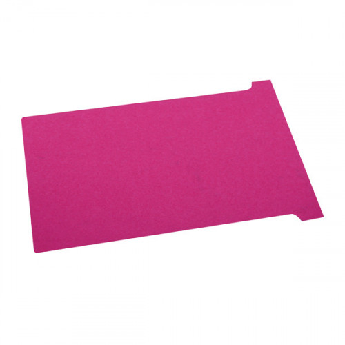 Nobo T-Card Size 2 48 x 85mm Red (Pack of 100) 2002003