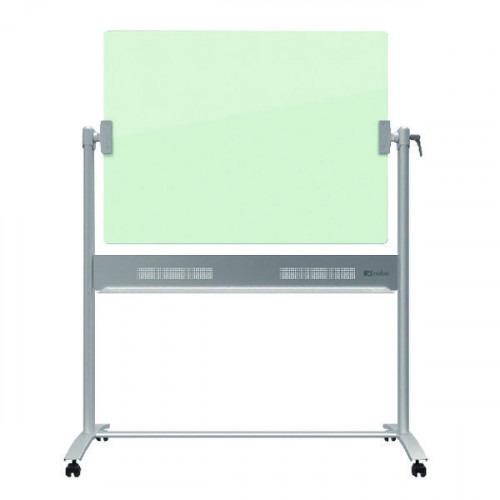 Nobo Diamond Mobile Magnetic Glass Board 1200x900mm 1903943