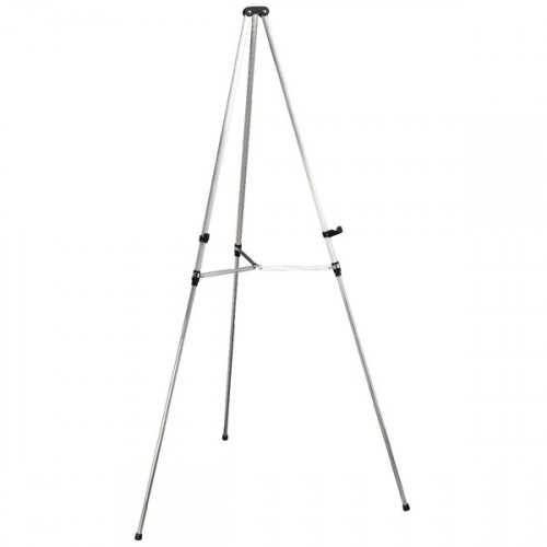 NOBO TELESCOPIC DISPLAY EASEL SILVER