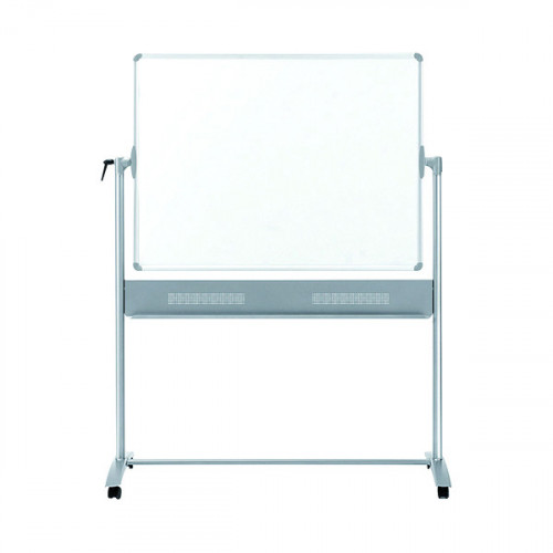 Nobo Basic Melamine Mobile Whiteboard 1500 x 1200mm 1905240
