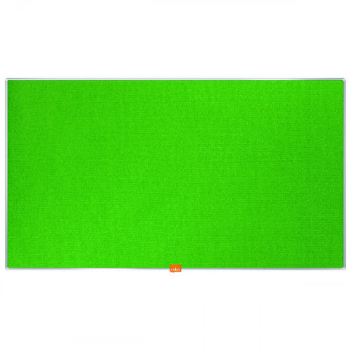 Nobo Widescreen 40inch Green Felt Noticeboard 890x500mm 1905315