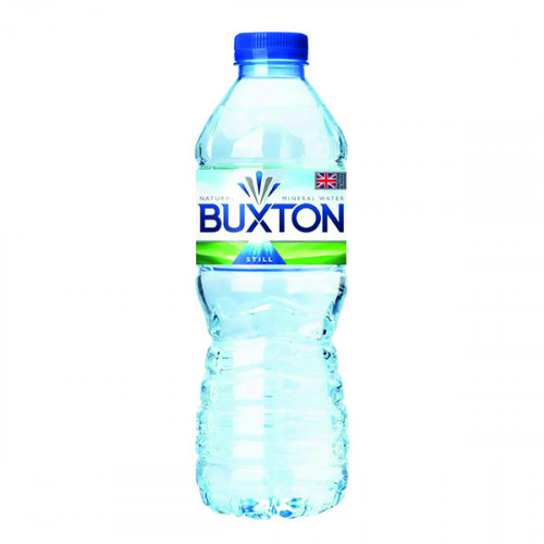 Buxton Still Mineral Water 50cl Plastic Bottles (Pack of 24) 12020200