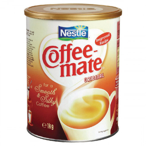 Nestle Coffee-Mate 1kg (Resealable plastic lid, doesn't require refrigeration) 12057675