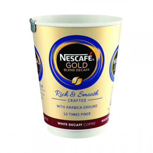 Nescafe & Go White Decaffeinated Coffee (Pack of 8) 12368080