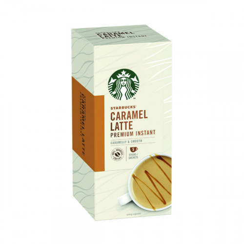Starbucks Caramel Latte Instant 107.5g 5 Sachets (Pack of 6) 12431759