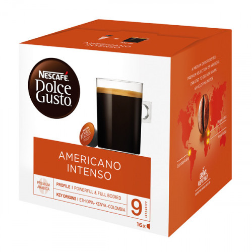 Nescafe Dolce Gusto Americano Intenso Capsules (Pack of 48) 12461441