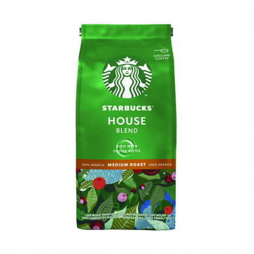 Starbucks House Blend Medium Roast Ground Coffee 200g 12400244