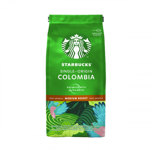 Starbucks Medium Roast Single-Origin Colombia Ground Coffee 200g 12400229