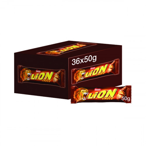 Nestle Lion Bar 50g (Pack of 36) 12220743