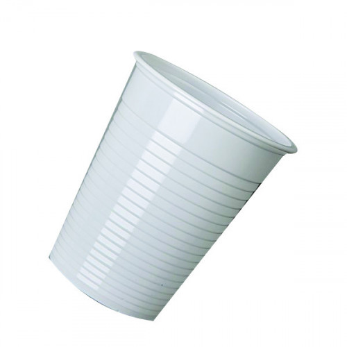 MyCafe Plastic Disposable Cups 7oz White (Pack of 2000) DVPPWHCU02000
