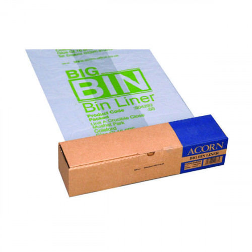 ACORN BIG BIN LINERS RE-USABLE PK50