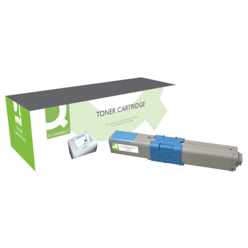 Q-Connect Compatible Solution Oki 44973535 Cyan Toner Cartridge 44973535