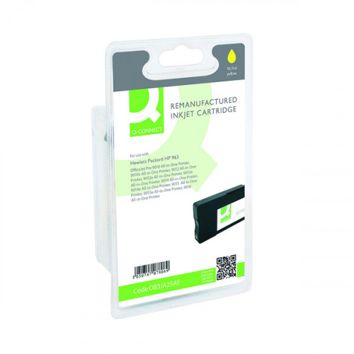 Q-CONNECT HP 963 YELLOW INKJET 11ML
