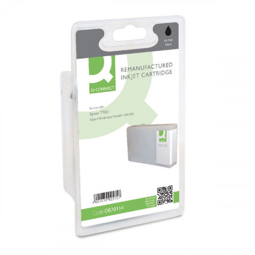 Q-Connect Epson T70114 Remanufactured Black Inkjet Cartridge XHY T70114010-COMP