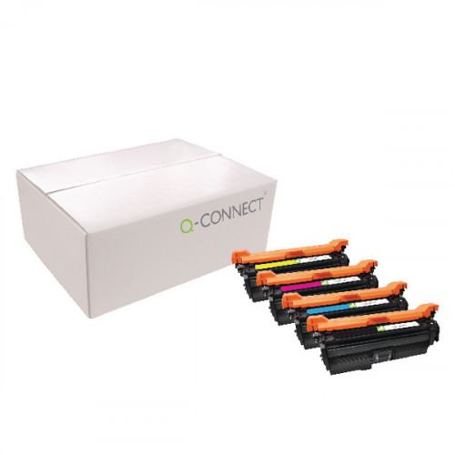 Q-Connect Compatible Solution HP CP4025 LaserJet Toner Cartridge CMYK CE260A/61A/62A/63A