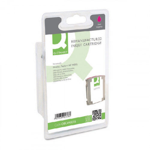 Q-Connect HP 940XL Remanufactured Magenta Inkjet Cartridge High Yield C4908AE
