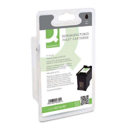 Q-CONNECT HP 337 INKJET CART BLACK