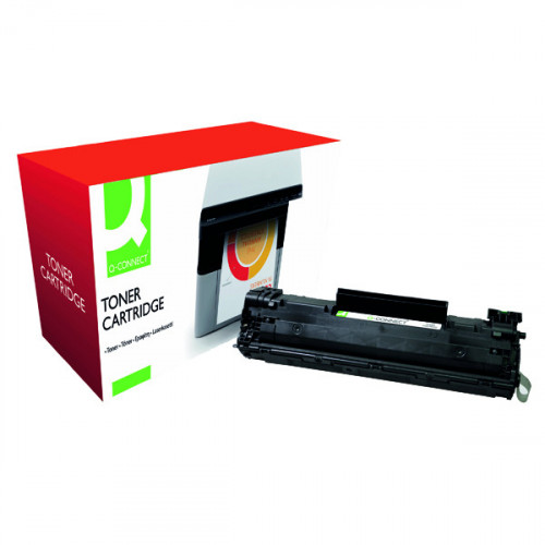 Q-CONNECT HP 36A BLACK TONER CB436A