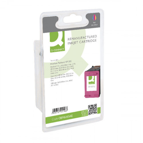 Q-CONNECT HP 302 INKJET CARTS CMY