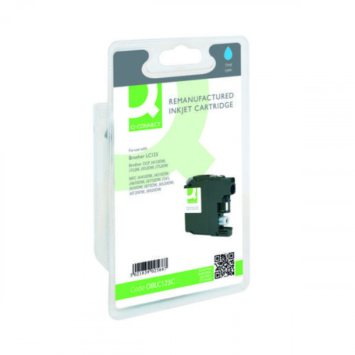 Q-C BROTHER LC123 REMF INK CRT CYN