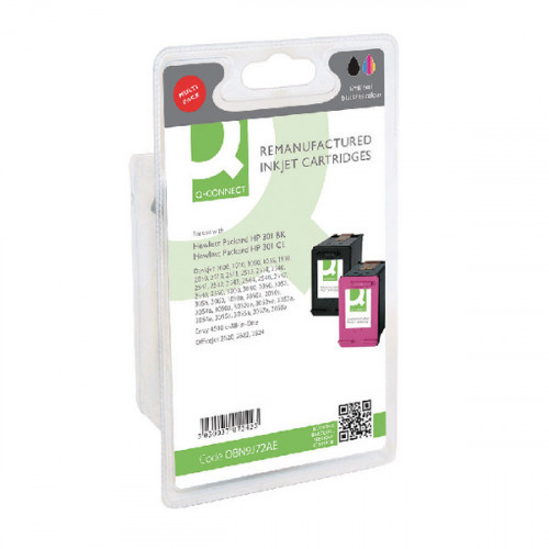 Q-CONNECT HP 301BK 301CL INKJT MPACK