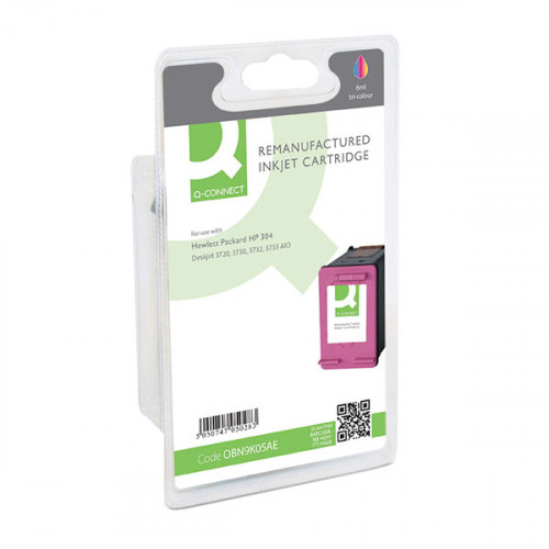 Q-Connect HP 304 Ink Cartridge 3 Colour N9K05AE-COMP