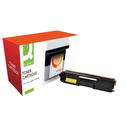Q-Connect Compatible Solution Brother HY TN326Y Yellow Toner Cartridge TN326Y