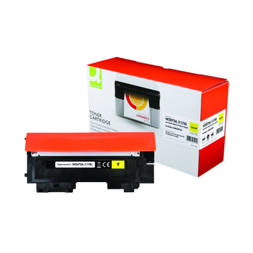 Q-Connect HP W2072A Toner Cartridge Yellow W2072A-COMP