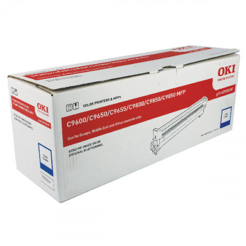 Oki C9600/C9800 Cyan Image Drum 42918107