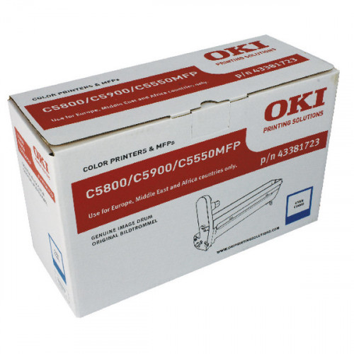Oki C5800/C5900 Cyan Image Drum 43381723