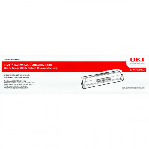 OKI TONER CART HY BLACK 43979202