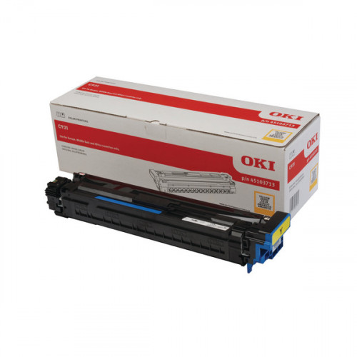 Oki Yellow Laser Image Drum (40,000 Page Capacity) - 45103713