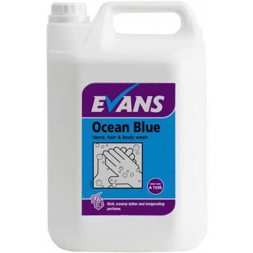 Evans Ocean Blue Liquid Soap 5ltr (available to order)