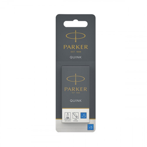 PARKER BLU QUINK PERMINK CARTX5 PK12