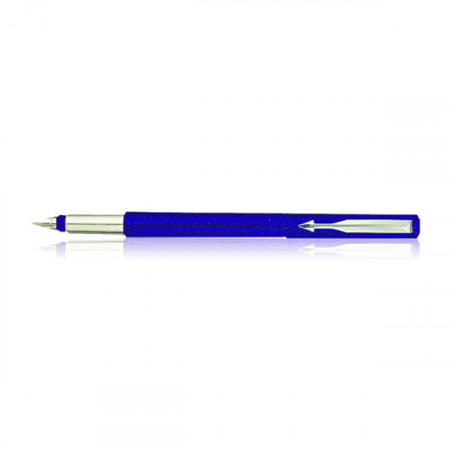 Parker Vector Fountain Pen Medium Blue with Chrome Trim 67507 S0881011