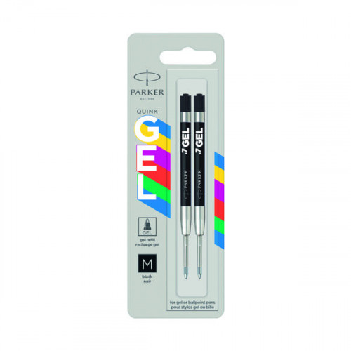 Parker Jotter Original Rollerball Pen Refill Black (Pack of 2) 2136231