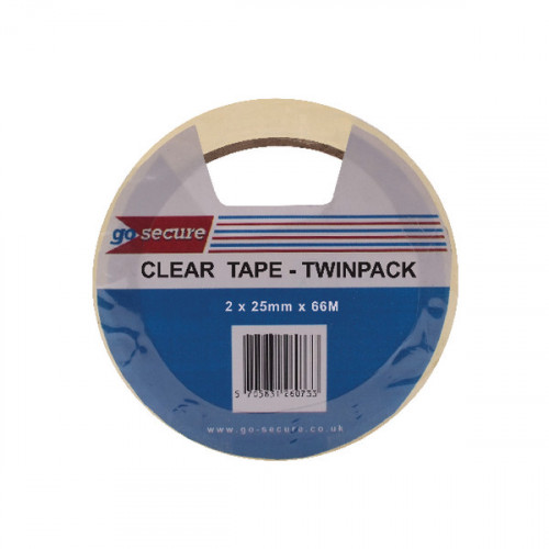 GOSECURE TWPK TPE 25MMX66M CLR PK6