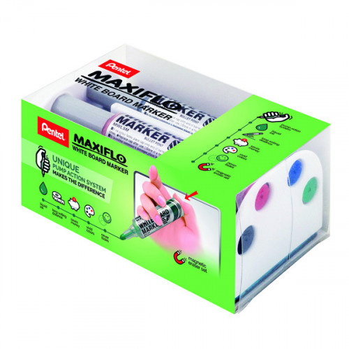 PENTEL MAXIFLO WBRD MARKER W/ERASER