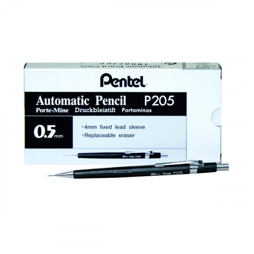PENTEL P205 AUTO PENCIL 0.5MM PK12