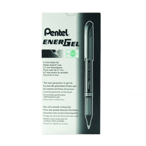 PENTEL ENERGEL ROLLERBALL BLACK