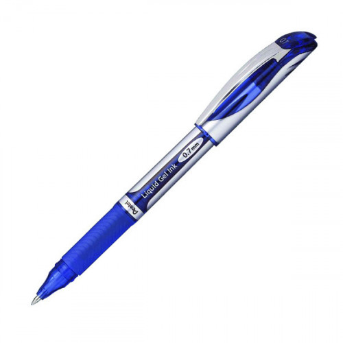 Pentel EnerGel Xm Blue Rollerball Pen (Pack of 12) BL57-C